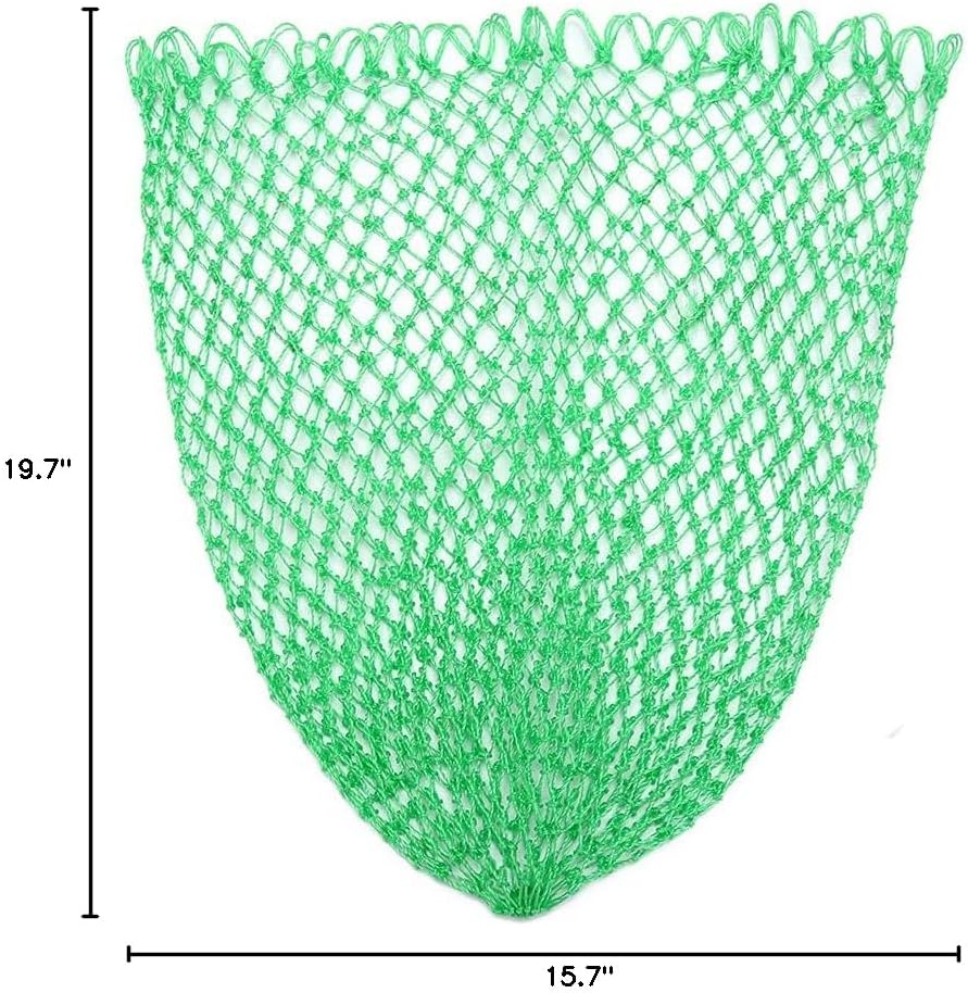 Fishing Net Replacement Netting Fishing Landing Net Replacement Net for Freshwater Saltwater Fishing Green 6 Sizes - Image 7