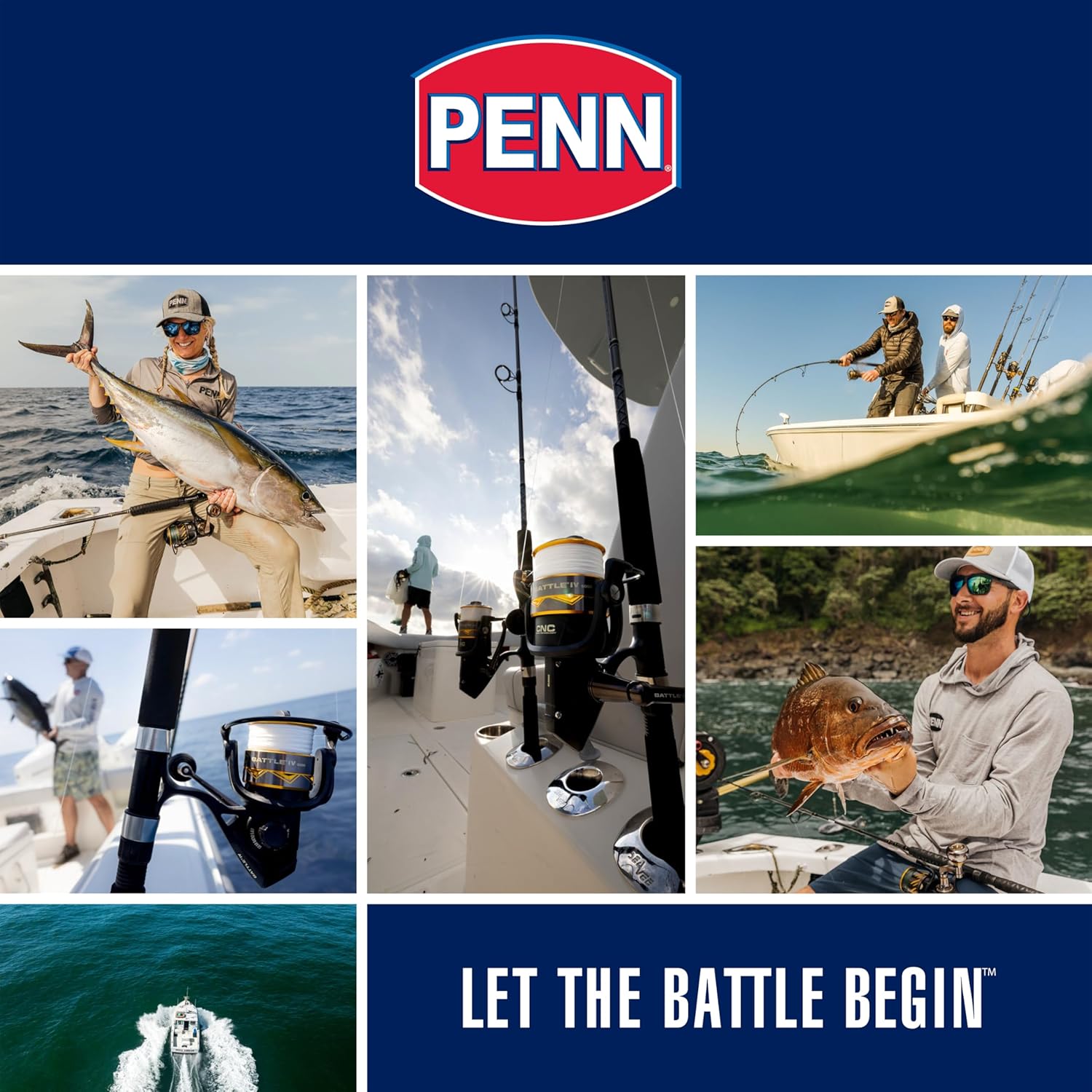 PENN Battle IV Spinning Reel and Fishing Rod Combo - Image 8