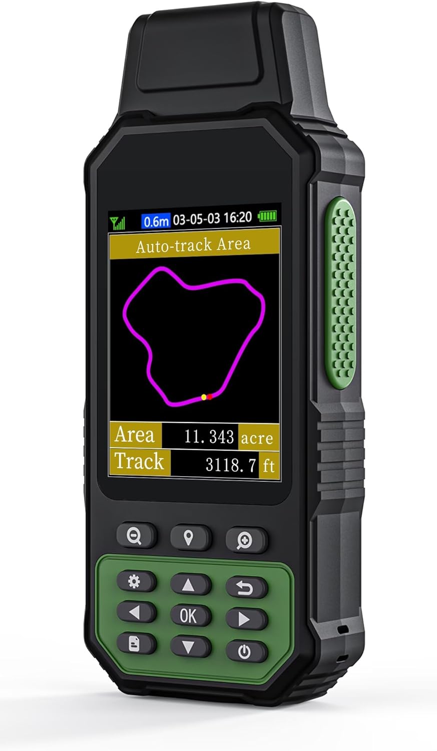 ZL190 Handheld GPS for Surveying, High Precision GPS Surveying Equipment for Mountainous Land Slope and Flat Field Outdoor Use